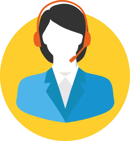 EC発送代行について相談できるカスタマーサポートのイラスト